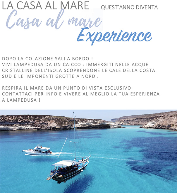 gita in barca a Lampedusa